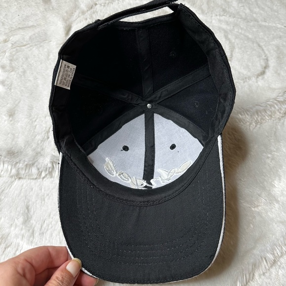 Angel 3-D Embroidered Baseball Cap in Black Women’s OS - Picture 7 of 9